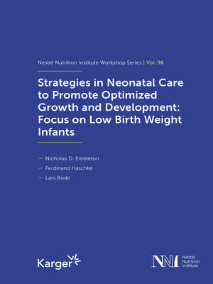 cover image of Strategies in Neonatal Care to Promote Optimized Growth and Development